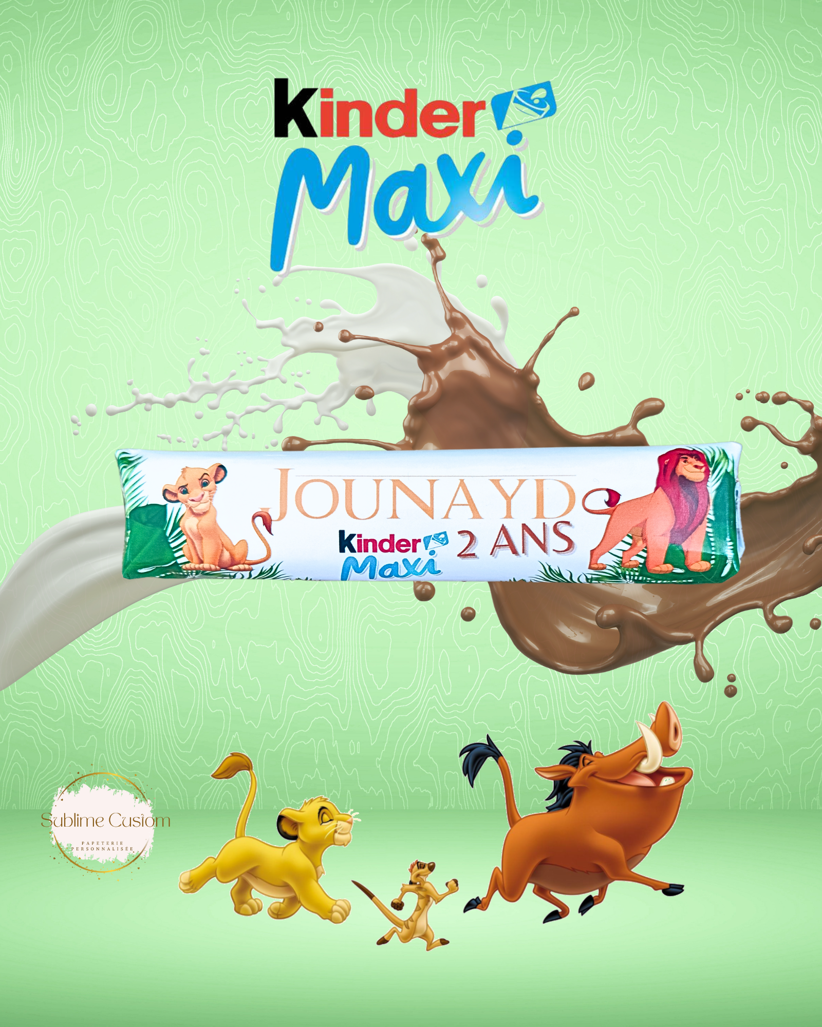 Kinder Maxi personnalisé Ma boutique